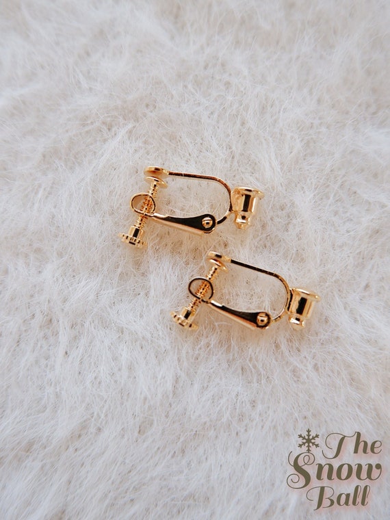 Gold Screw Back Earrings Converter Stud to Screw Back Price Per Converter not pair