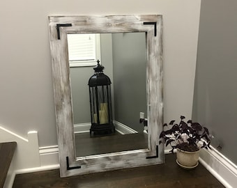 rustic wood mirror round whitewash wood mirror frame rustic bathroom wall vanity small large mirror etsy rustic wood mirror round whitewash wood mirror frame rustic bathroom wall vanity small large mirror etsy