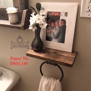 Rustic Hand-Knit Towel Holder: Charming Kitchen Decor
