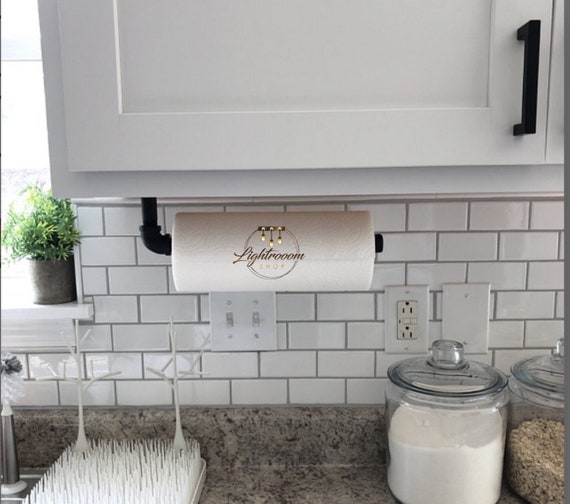 Paper towel holders under cabinet best sale