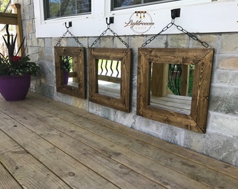 Small Decorative Mirrors, 22 Colors, Hallway Mirrors, Bedroom, Entryway Mirrors, Decorative Mirrors, Industrial Decor, Rustic Look,Farmhouse