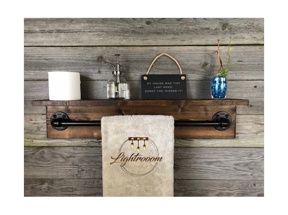 Etsy towel rack hotsell