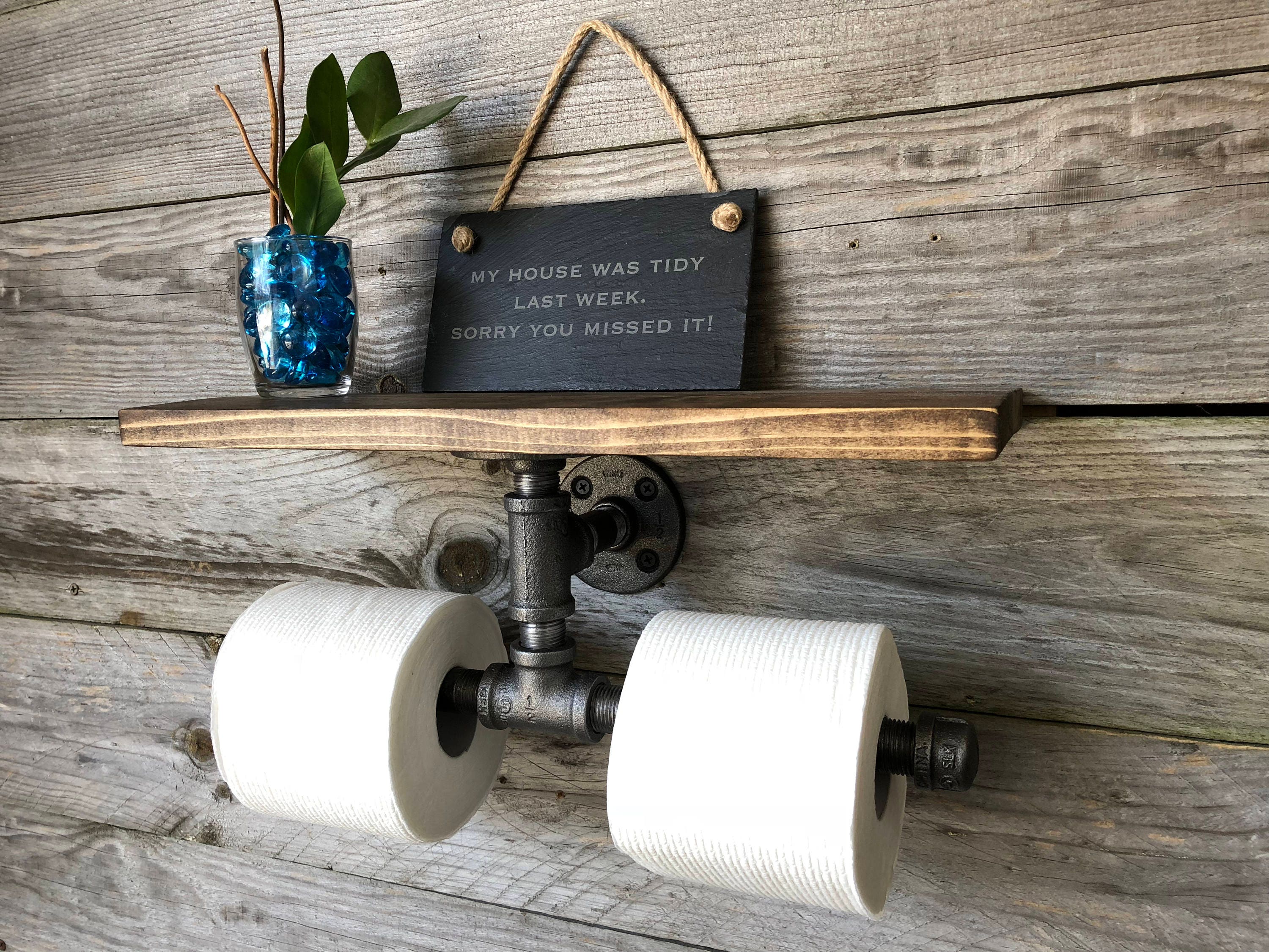 Details about   CAYOREPO Nautical Toilet Paper Holder,Rustic-Industrial  Assorted Colors 