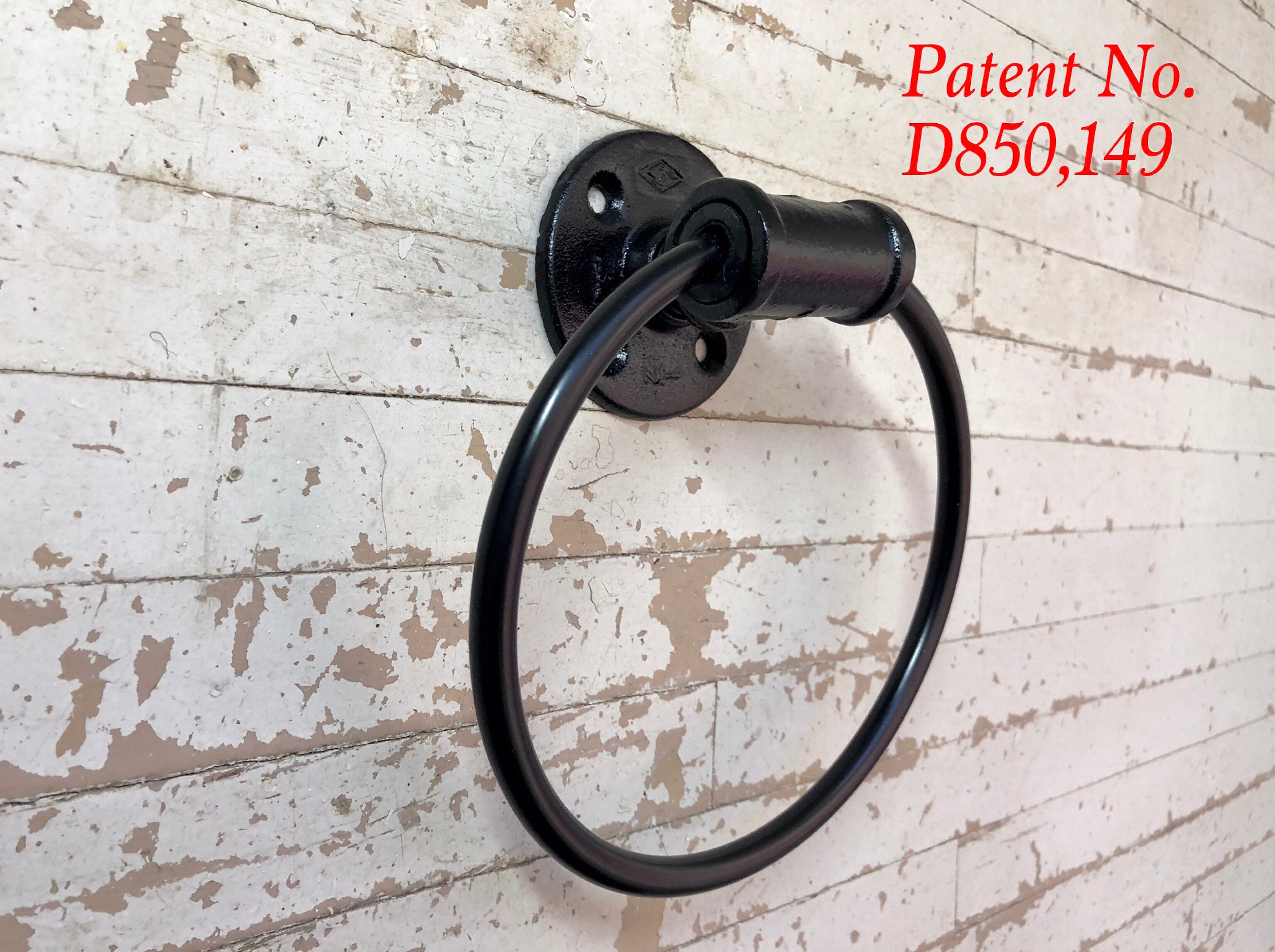 ELLO&ALLO Oil Rubbed Bronze Towel Bars - Wall Mounted Swivel Towel Rack Holder With Hooks 4-Arm