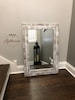 WHITEWASH Mirror, Wood Frame Mirror, Rustic Wood Mirror, Bathroom Mirror, Whitewashed Wall Mirror, Vanity Mirror, Small Large Mirror, Gift 