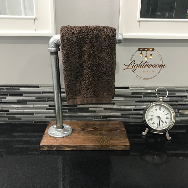 Farmhouse Bathroom Hand Towel Holder - Etsy