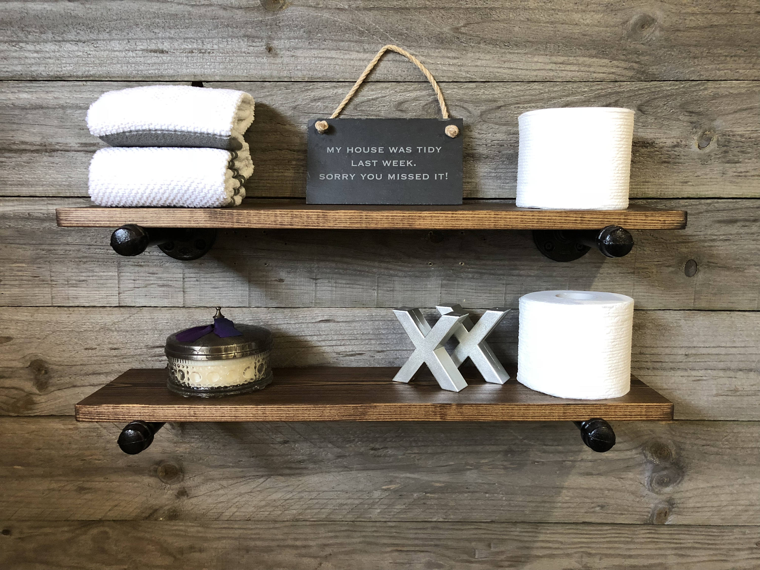 ESPRESSO 55 Deep Floating Shelves Wall Shelf Kitchen Etsy