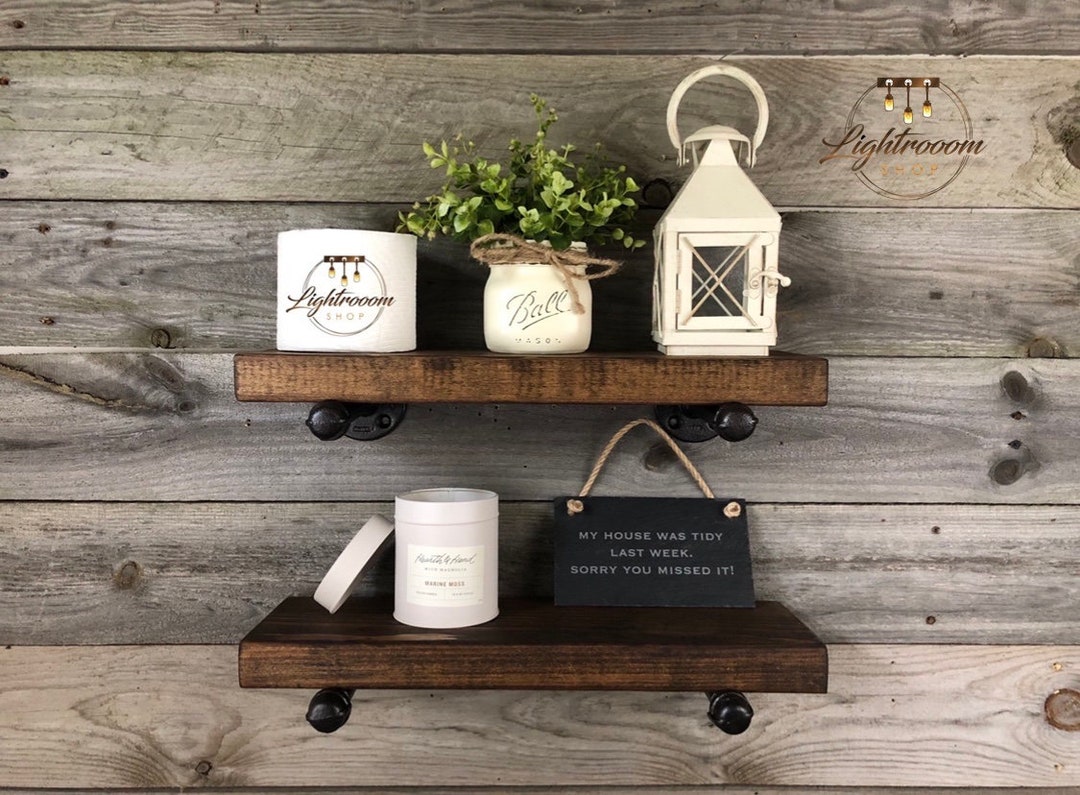 Shelf DEEP, THICK, Floating Shelf, Farmhouse Bathroom