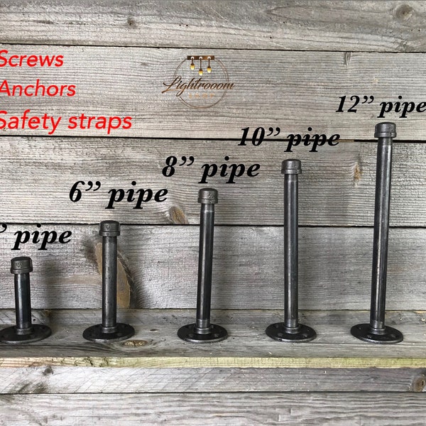 Pipe Bracket, Pipe Hangers For Shelves, Kitchen Shelves Brackets, Clothes Hangers, Rustic Bathroom Restoration Hardware Storage Organization