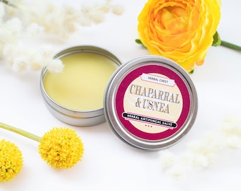 Herbal Skin Salve, Chaparral, Black Walnut Infusion Ointment, Athlete's Foot, Antifungal Cream, Wellness Self Care Balm