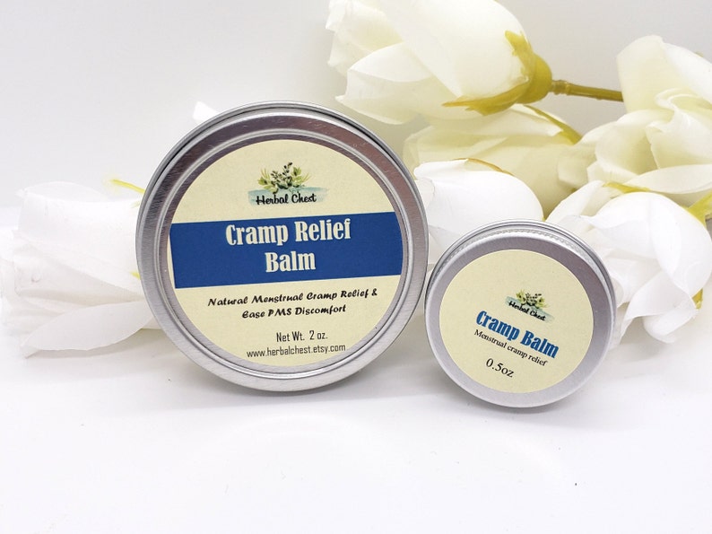Menstrual Cramp Relief Salve Herbal Balm PMS Period Pain Etsy