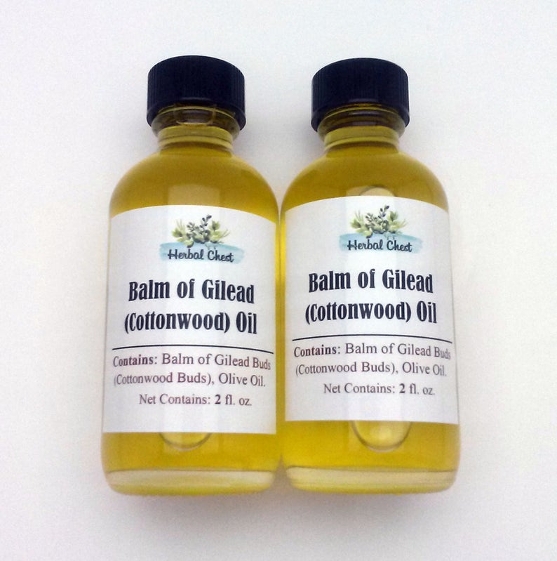 Balm of Gilead Cottonwood Bud Oil Herbal Infused Skin Etsy