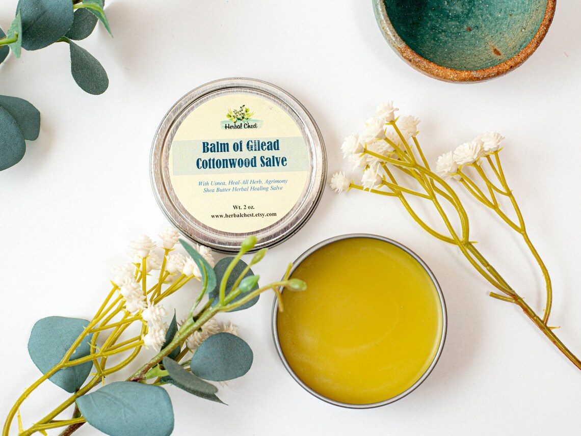 Balm of Gilead Herbal Healing Salve Cottonwood Buds Dry Etsy