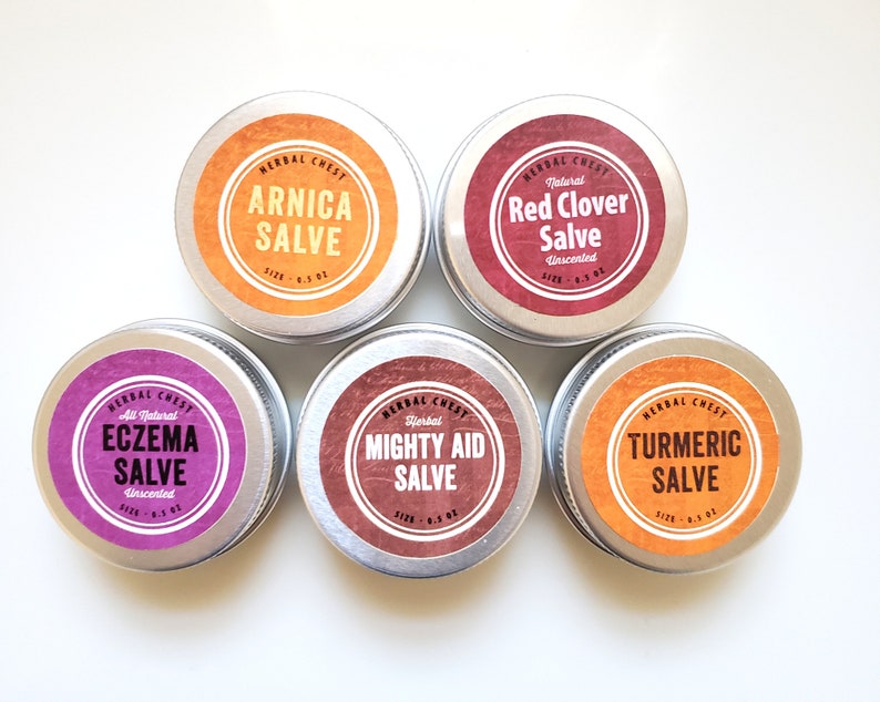 Buy 2 Get 1 FREE Herbal Salve Healing Balm Set, Eczema, Arthritis Pain Relief, Fungal, Scar Cream, Sleep Anxiety Headache Holistic Self Care image 4