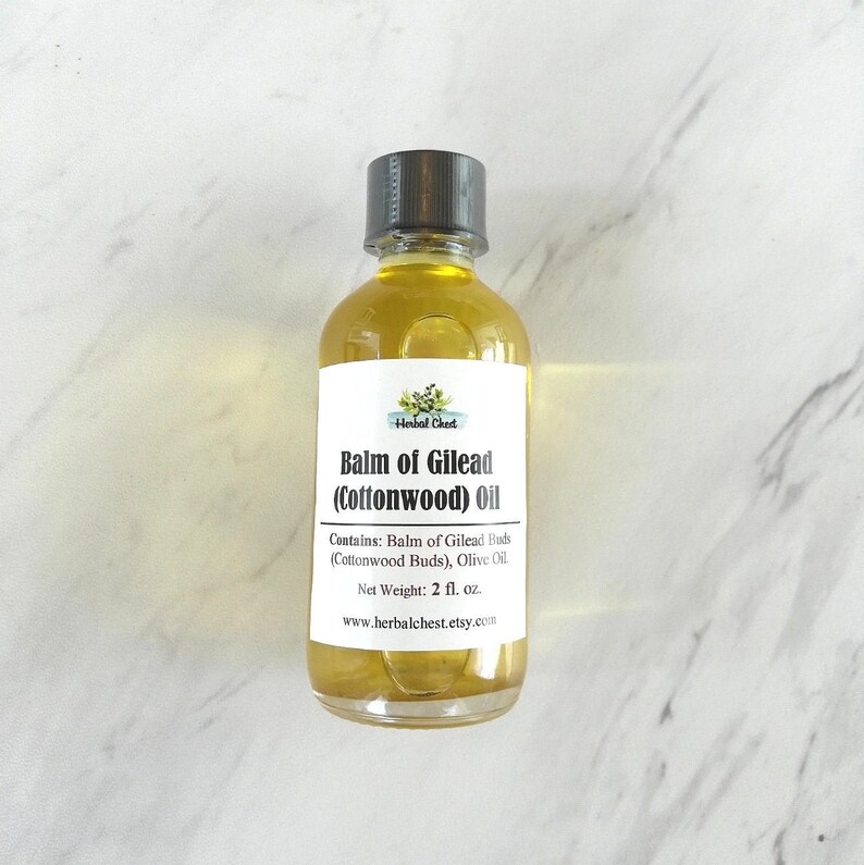 Balm of Gilead Cottonwood Bud Oil Herbal Infused Skin Etsy