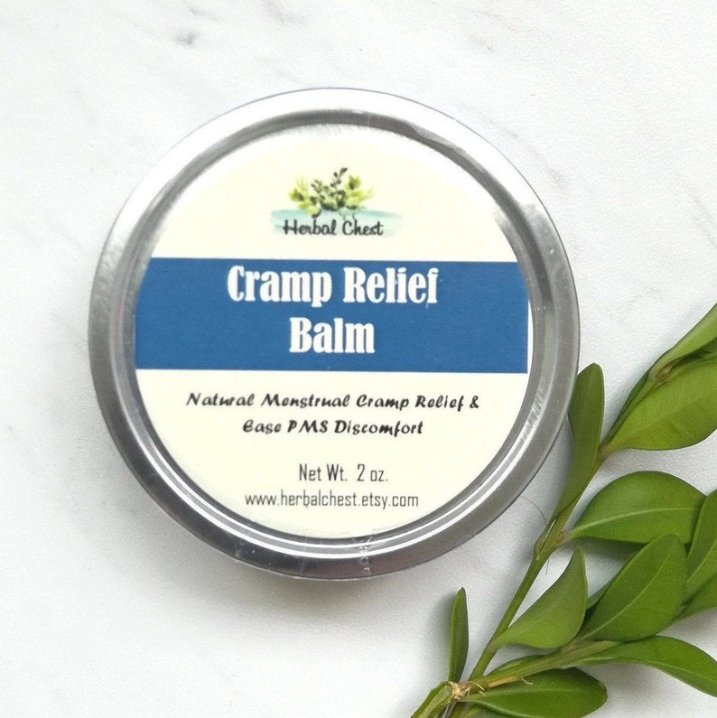 Menstrual Cramp Relief Salve Herbal Balm PMS Period Pain Etsy
