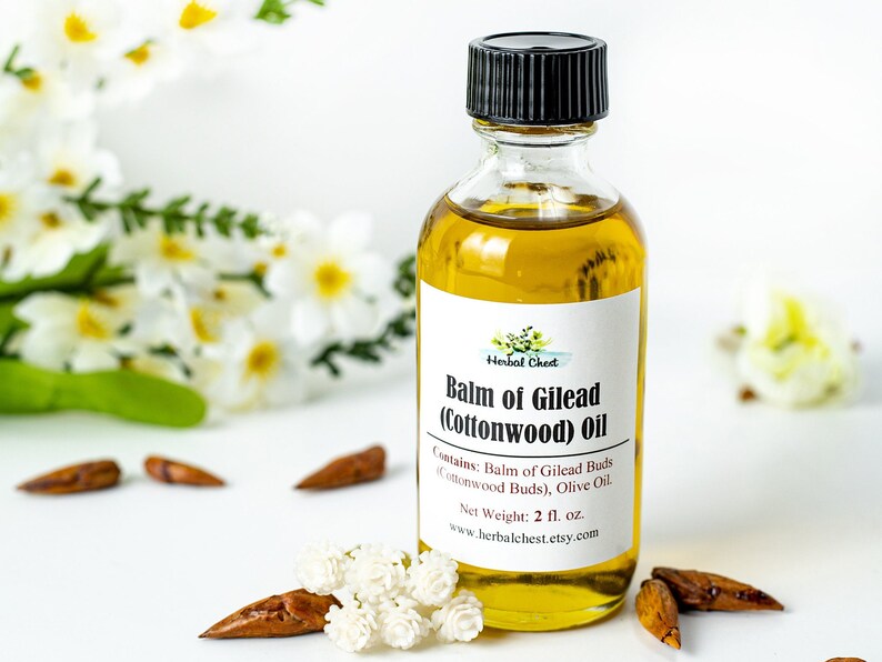 Balm of Gilead Oil Cottonwood Bud Herbal Infused Natural Etsy