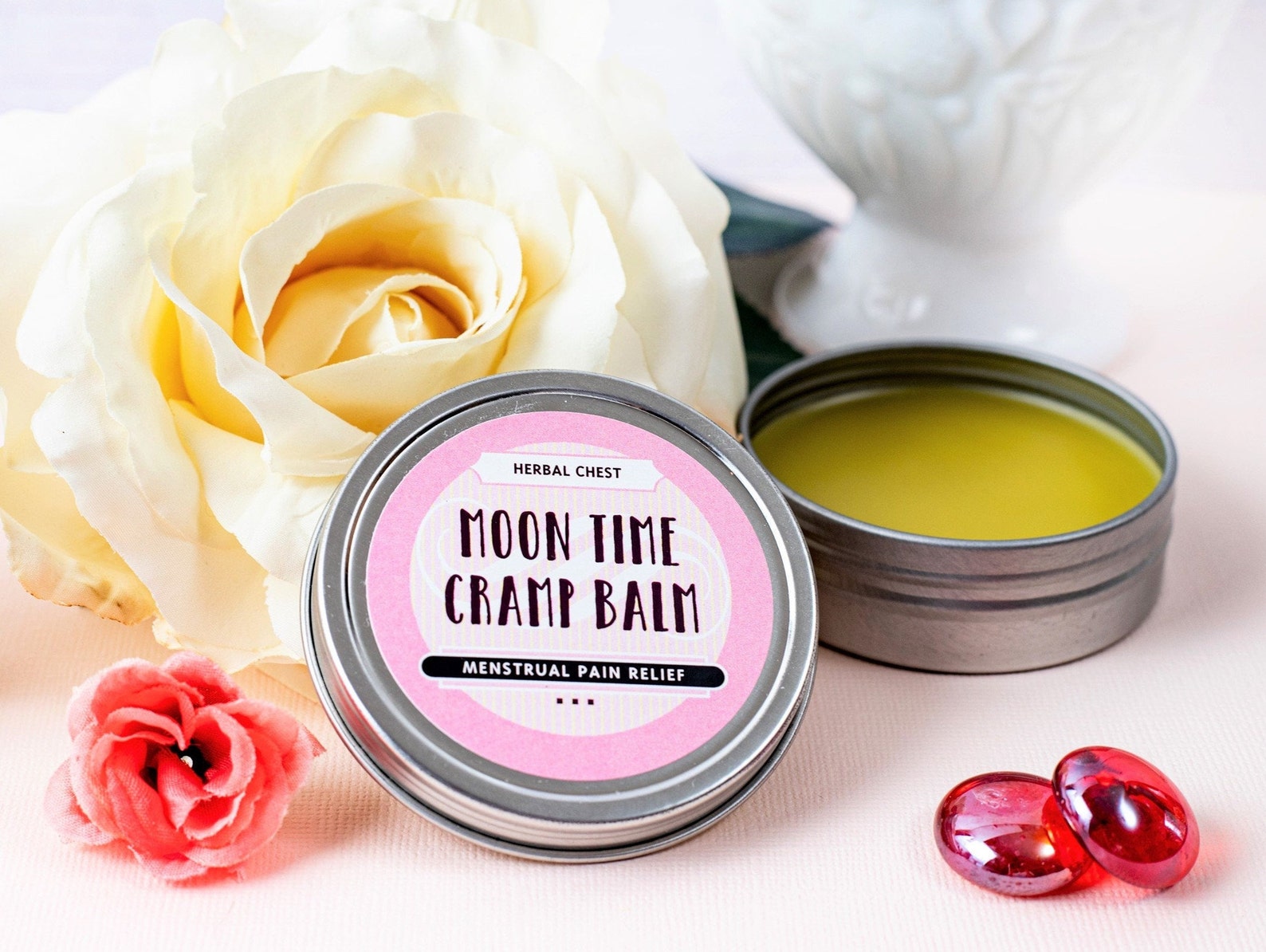 Cramp Relief Balm Menstrual PMS Period Pain Warming Etsy