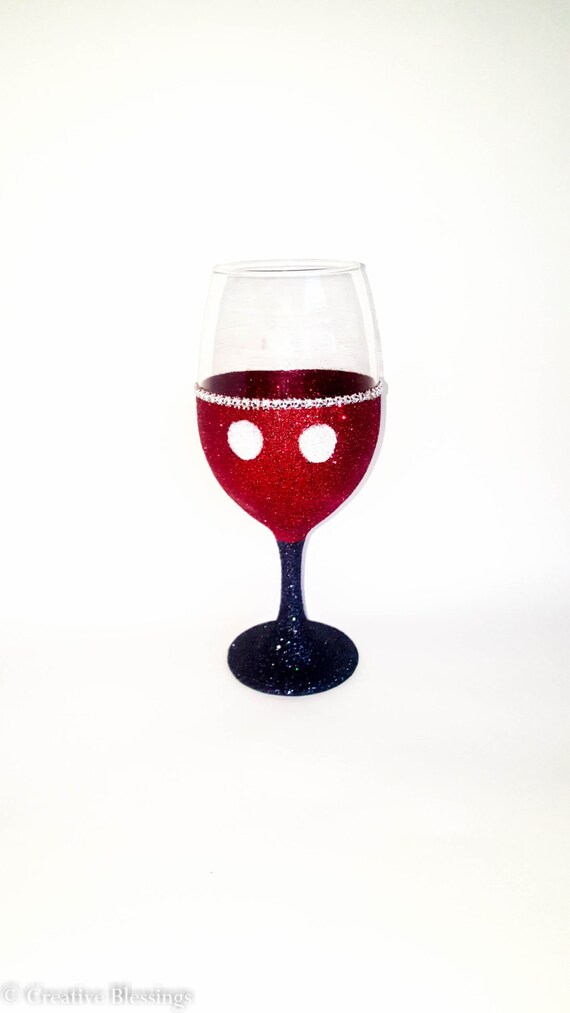Glitter Wine Glass Glitter Glasses Drinking Glasses Wine Etsy