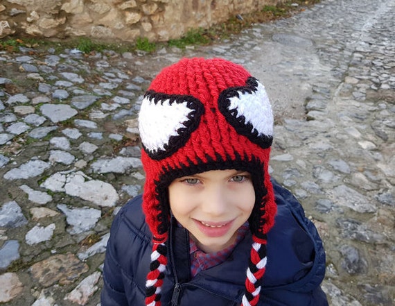 Spiderman Crochet Hat Spiderman 
