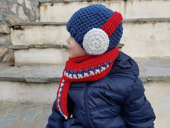 boys hat and scarf set