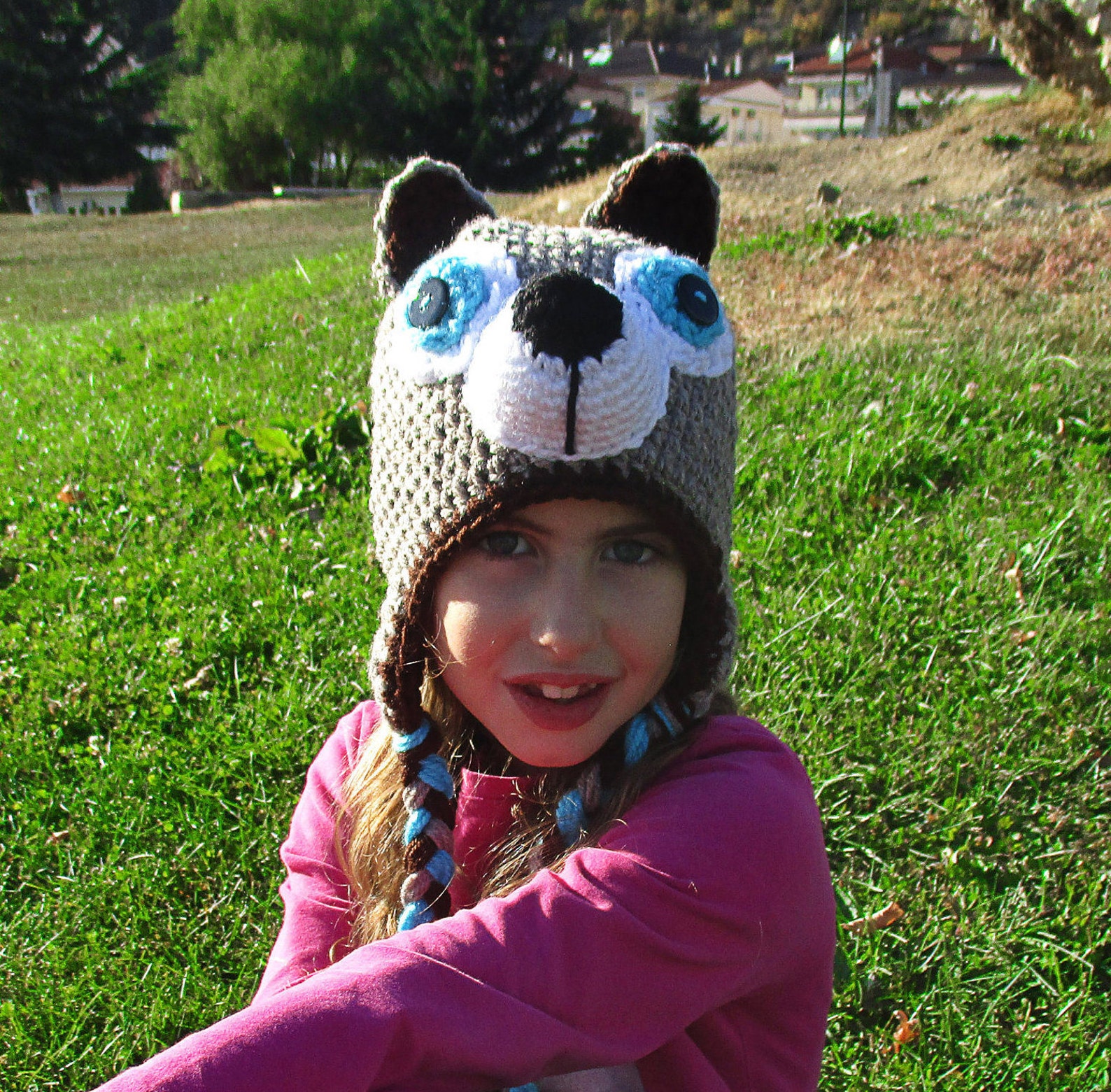 Crochet Wolf Hat 3D Animal Hat Kids Winter Hat Toodler Hat Etsy