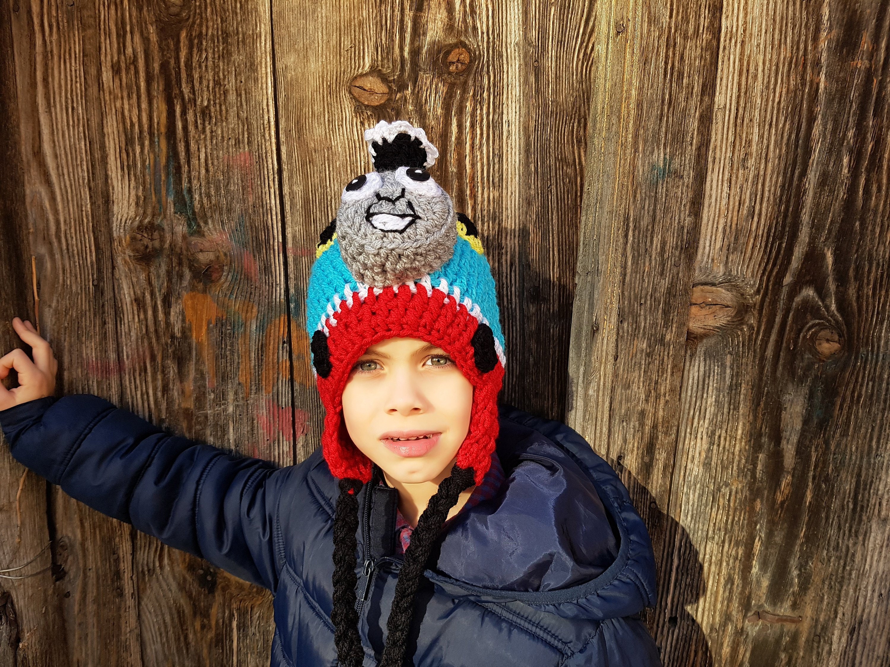 thomas the train winter hat