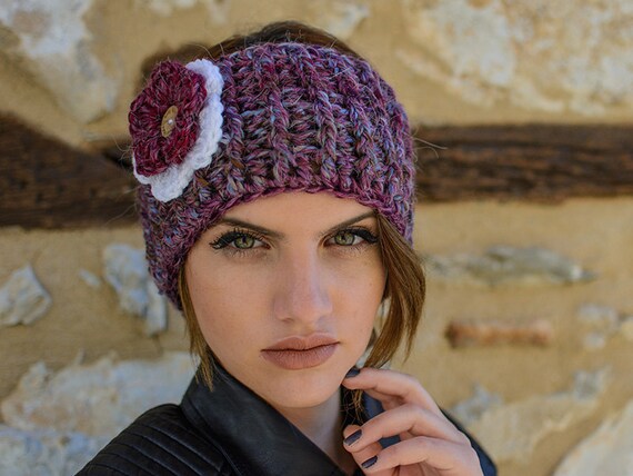 Earwarmer with Flower
