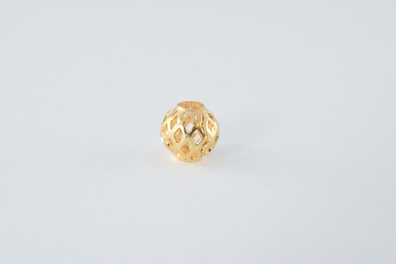 18K Gold Filled Beads Size 6mm8mm Diamond Cut Round Ball Bead For Jewelry Making GF3246GF3326 18KGF