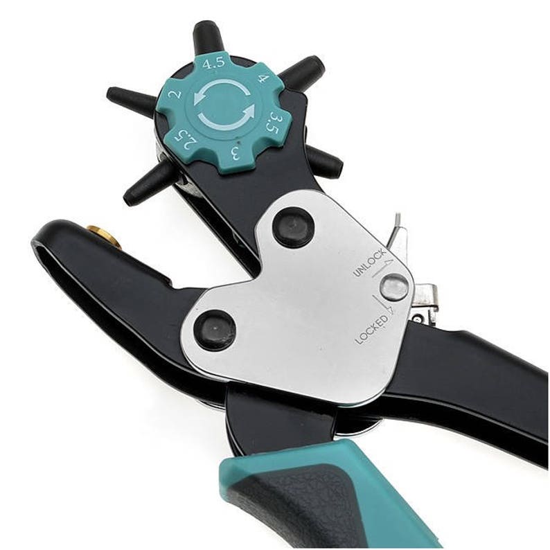 Leather Hole Punch Bead Smith Rotating Leather Hole Punch Etsy