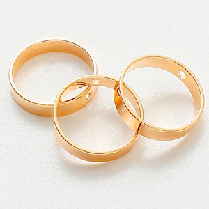 Gold Filled Alternative FindingsCircle Round Bead Frame square wire jump ring for jewelry making 18k