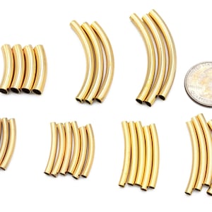 May include: A set of 25 gold-colored metal half-round bead caps. The caps are arranged in five groups of five. The caps are about the size of a US quarter.