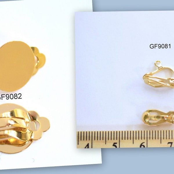 Gold Filled EP Screwback/ Clip/ Hook Earring Findings