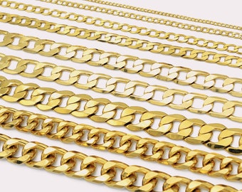 Real 10k Gold Chain Cuban Curb Link 10mm 18 In - 30 Inch Mens Solid 10 – GBJ - Foto 5