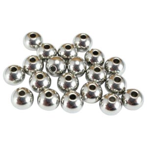 Edelstahl-runde Perlen, polierte solide glatte nahtlose Spacer für Schmucklieferanten 2 mm / 3 mm / 4 mm / 5 mm / 6 mm / 8 mm / 10 mm / 12 mm und Großhandel