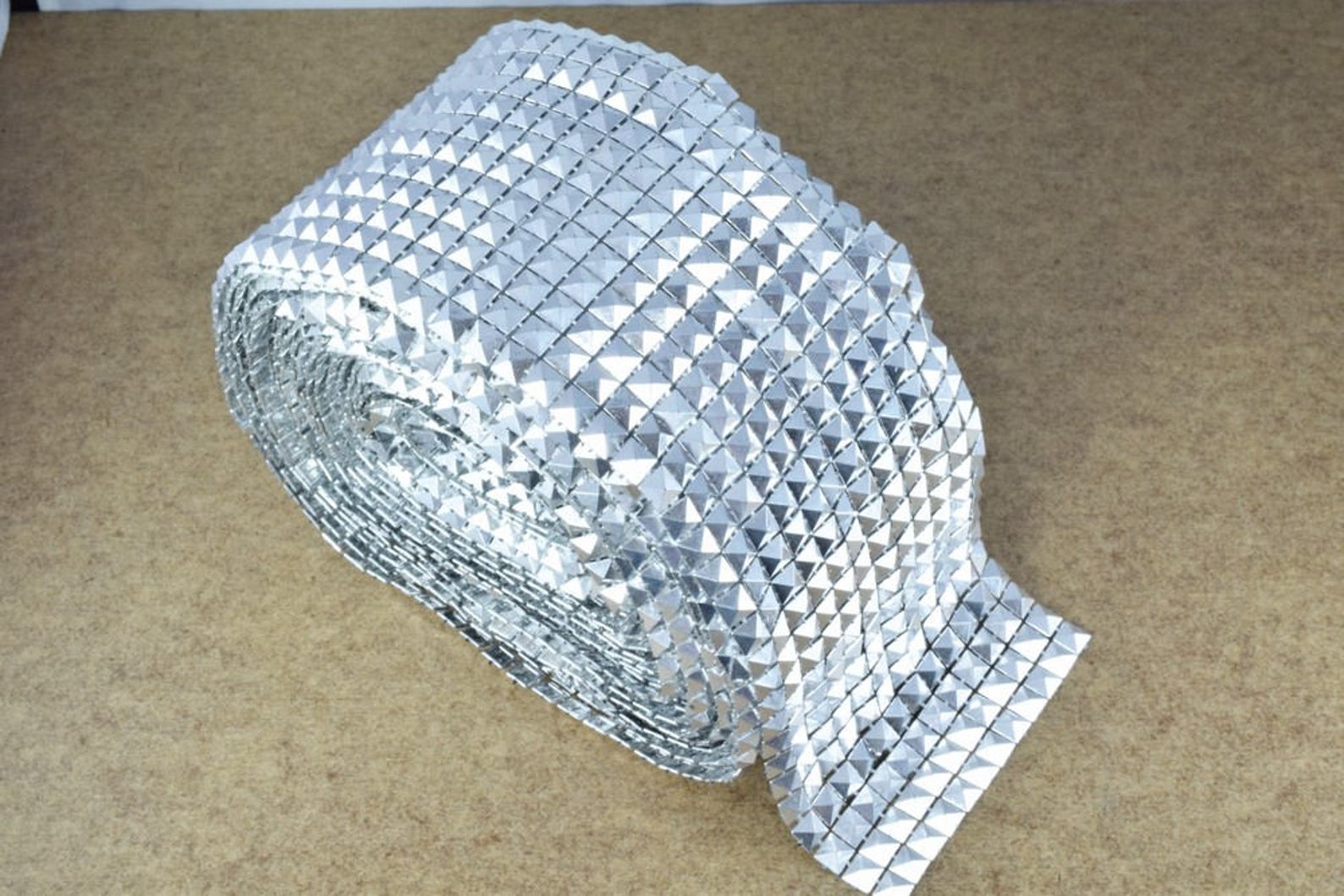 Studded Mesh Roll Pyramid Mesh Roll Trim 10 Yard Roll for Etsy