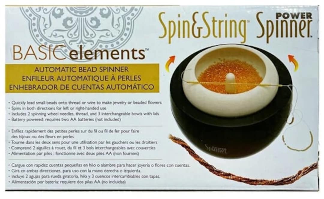 BASIC elements™ Mini Spin & String™ Bead Spinner