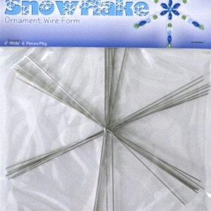 Beadsmith SnowFlake 3.75, 4.5, 6 and 9 Inches, Snow Flake by Bead Smith image 3