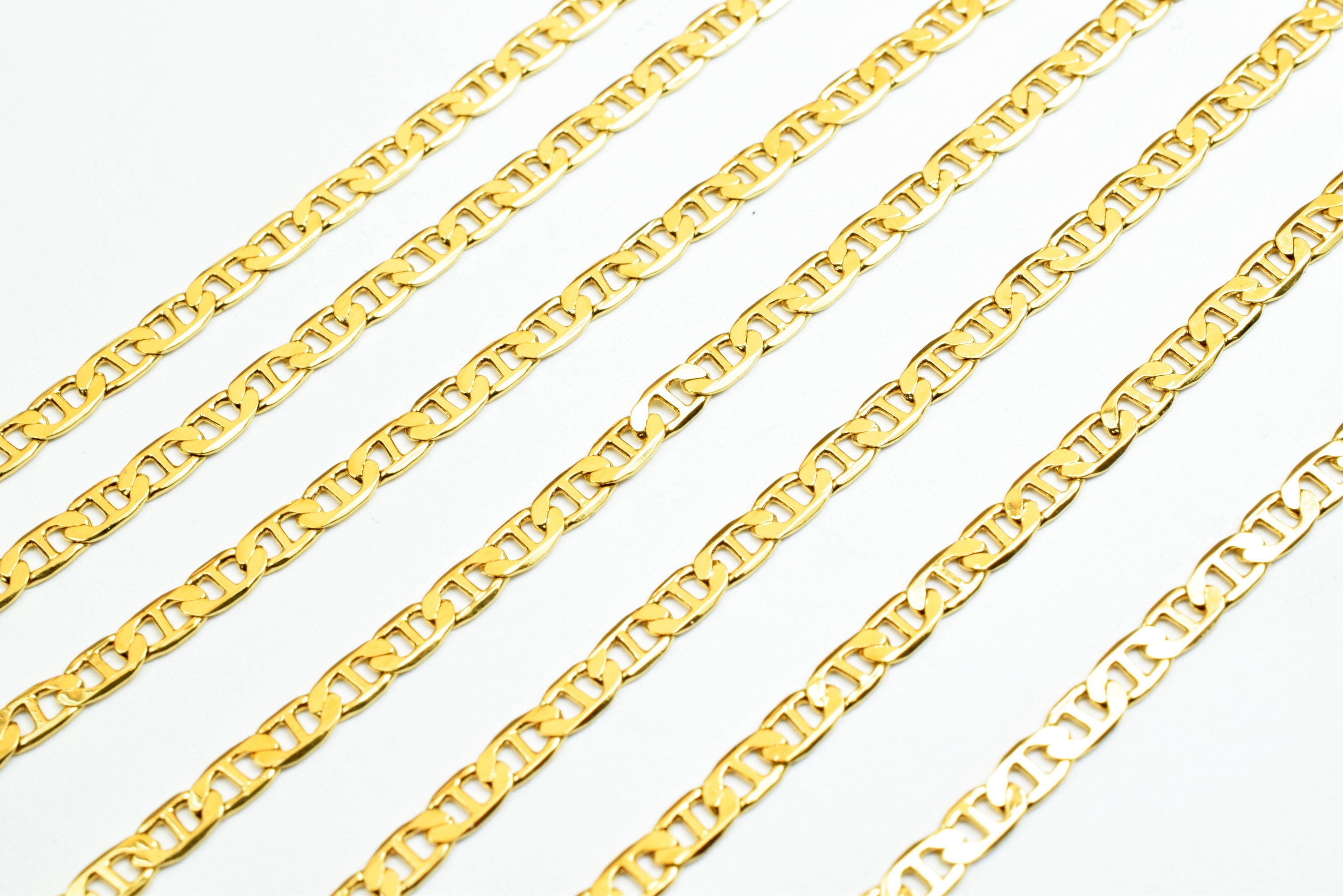 2.5mm Gold Filled Chain 18K GFC032H Sold by Foot For Jewelry Etsy