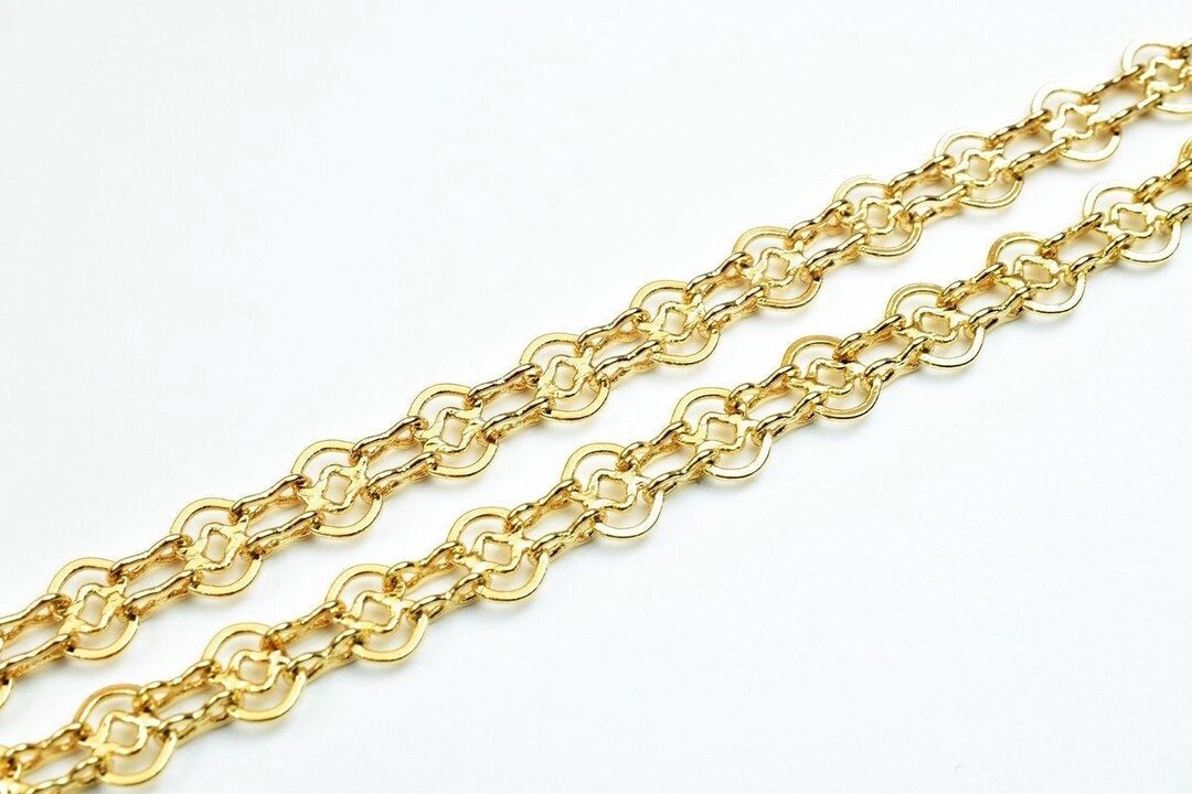 18K Gold Filled Alternative Chain Size 17