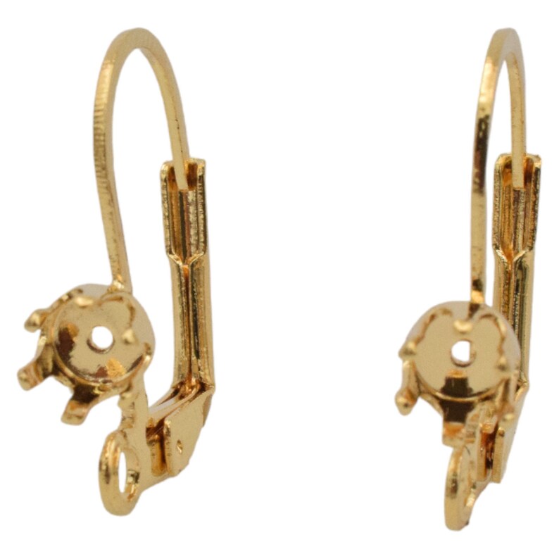 Ganchos para pendientes con cierre de palanca, accesorios de joyería, tono dorado cálido (varios tamaños, cierre seguro, cómodos de llevar) imagen 10