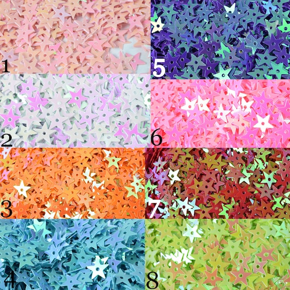 12mm Iridescent Multi Tone Sequins Seashell Shape Beachy SequinsLoose Paillettes,Wholesale Shell Shimmering Sequin Apparel,Shoe Decor
