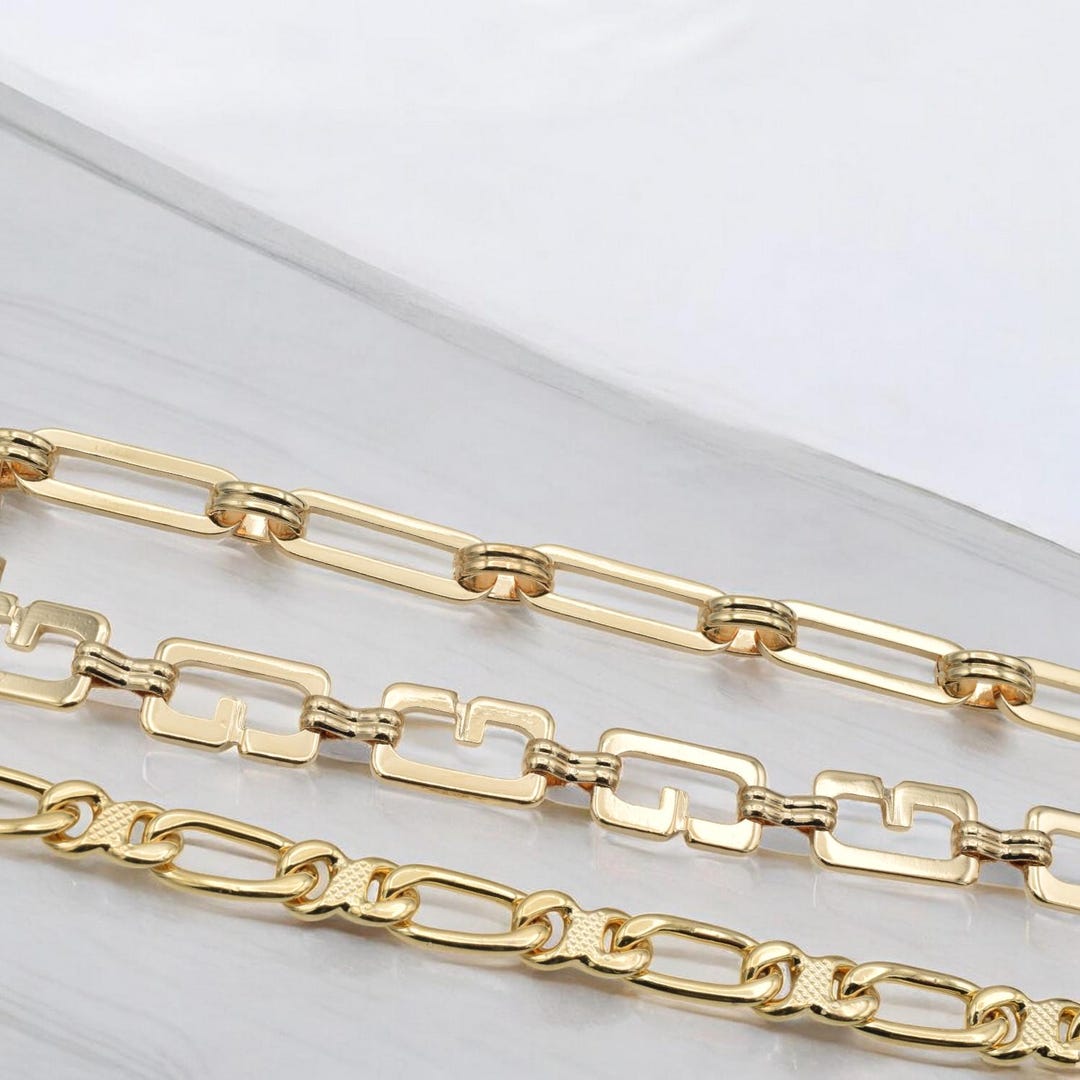 Alternative Chain Paper Clip - Chunky 18k Gold Filled Alternative ...
