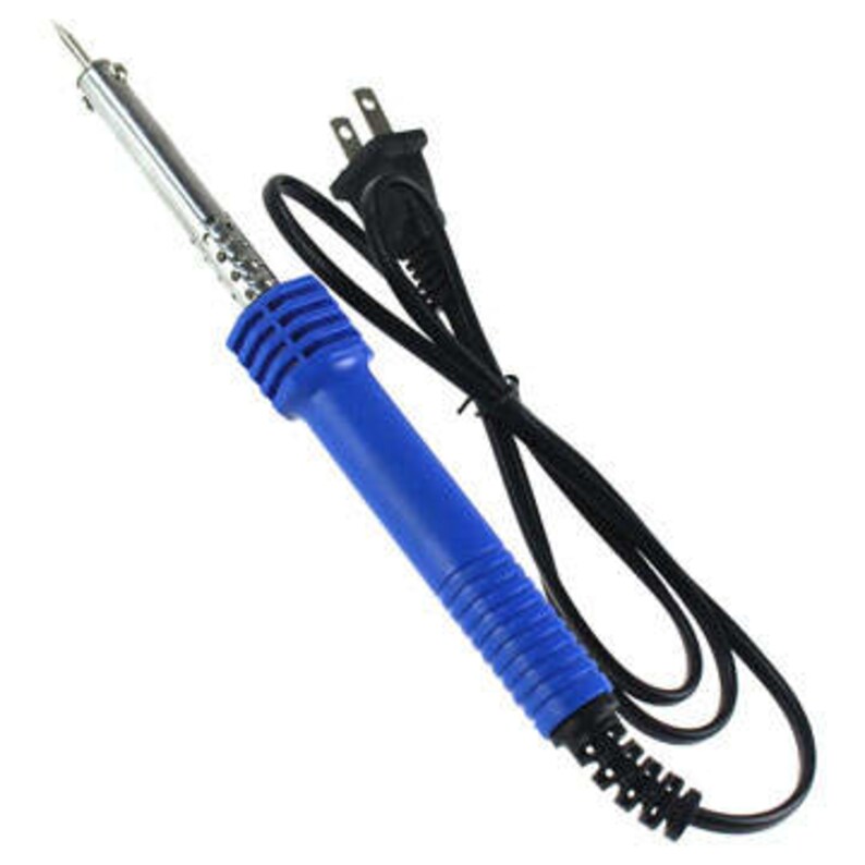 Soldering Iron Blue plated steel tip Soldering Gun Etsy