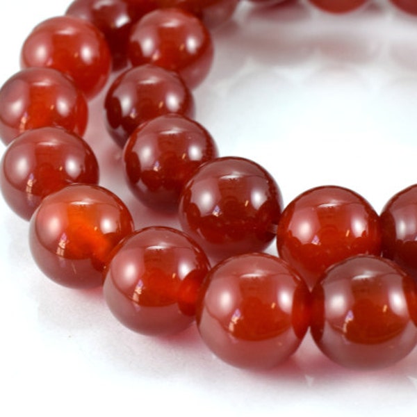 New Carnelian Gemstone Round Beads 4mm, 6mm, 8mm, 10mm, 12mm and 18mm loose Beads birthstone natural Beads for jewelry making