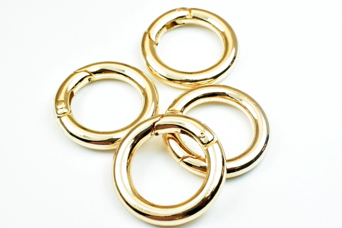 18K as Gold Filled Swivel Spring Clasp Size 25mm/20mm/18mm Etsy