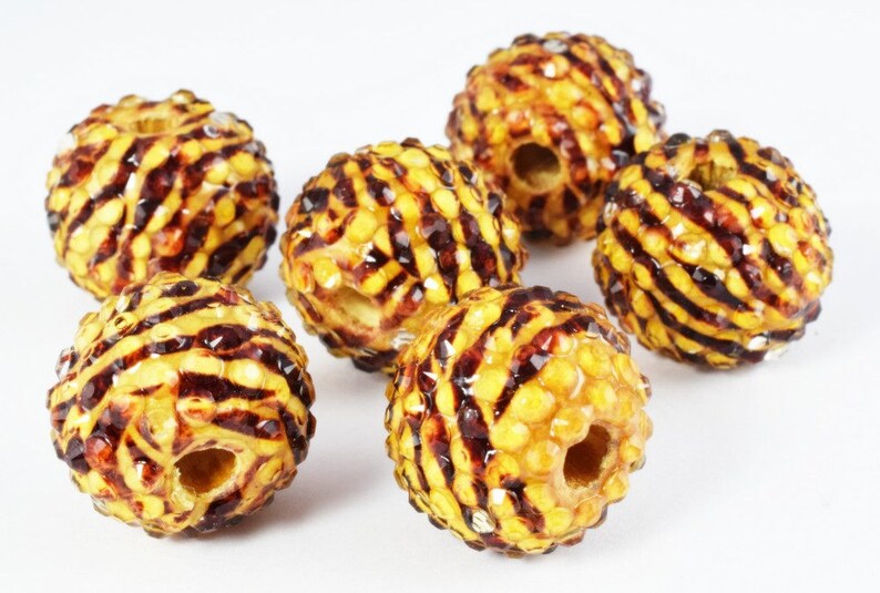 22mm Textured Animal Safari Print Resin Wooden Round Beads Wholesale Bead Wooden beads Basketball Wives Bead,Rhinestone Beads,Resin beads