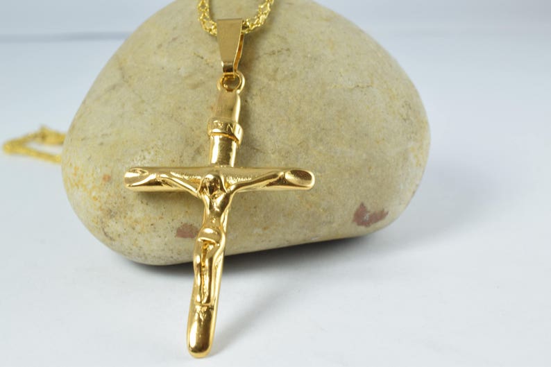 Christ Pendant Gold Religious Cross 18KT Gold Filled Symbol Charms,Coptic Pendants,Bulk Pendants,Gold Filled,Wholesale Findings