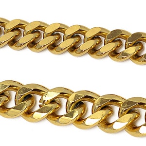 18K Gold Filled Look, Cuban Chain 13mm/15mm Sold by Foot EPC01/EPC02