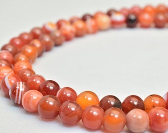 Natural Agate Gemstone Beads Round Beads 6mm Natural Stones Beads Healing chakra stones Jewelry Making Item# 789222065188